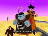 une photo d'Ã©cran de Dragon Ball Z - Budokai sur Nintendo Gamecube